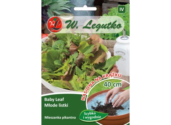 Nasiona na krążku mieszanka pikantna Baby Leaf W.Legutko