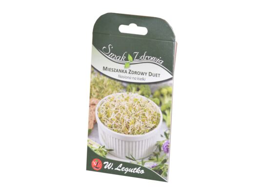 Kiełkownica + mieszanka Zdrowy Duet 5 g Smak Zdrowia W.Legutko