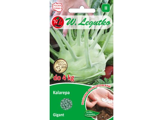 Nasiona otoczkowane kalarepa Gigant 2 g gc. II W.Legutko