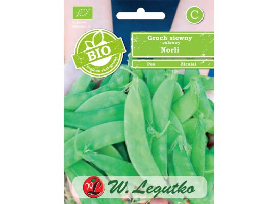 Groch siewny cukrowy Norli BIO 15 g gc. C W.Legutko
