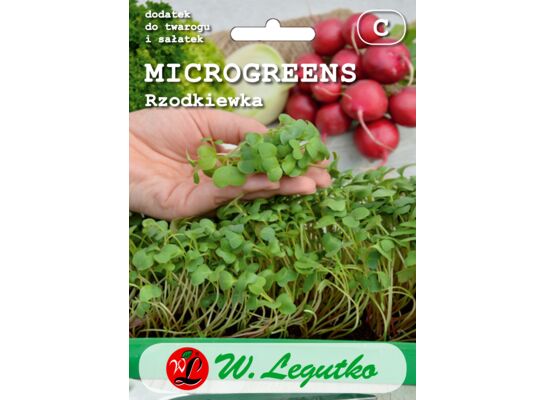 Rzodkiewka czerwona Microgreens W.Legutko