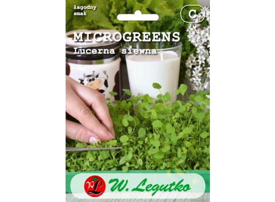 Lucerna siewna Microgreens W.Legutko