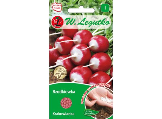 Nasiona otoczkowane rzodkiewka Krakowianka 6 g gc. I W.Legutko