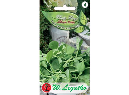 Pędy grochu cukrowego Baby Leaf W.Legutko