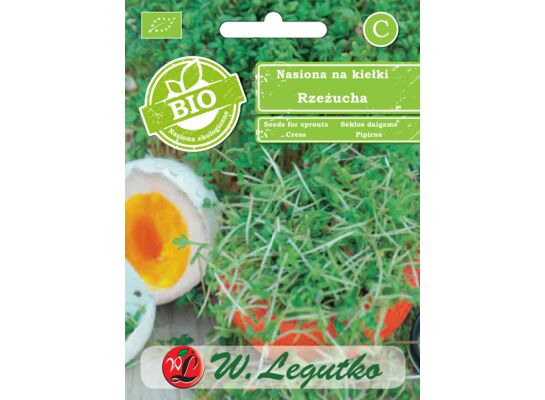 Nasiona na kiełki rzeżucha BIO W.Legutko