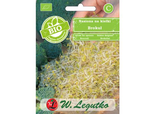 Nasiona na kiełki brokuł BIO W.Legutko