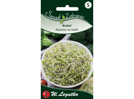 Nasiona na kiełki brokuł 10 g gc. 3 W.Legutko