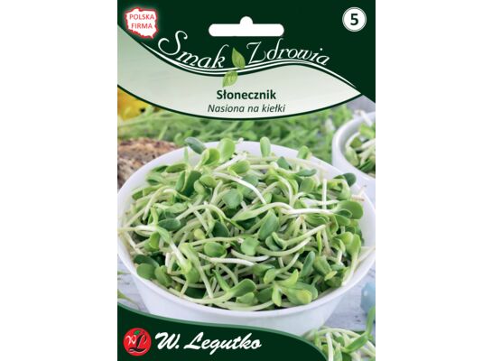 Nasiona na kiełki słonecznik 40 g gc. 3 W.Legutko