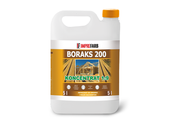 Impregnat do drewna Boraks 200 koncentrat 1:9 5 l Imprefarb