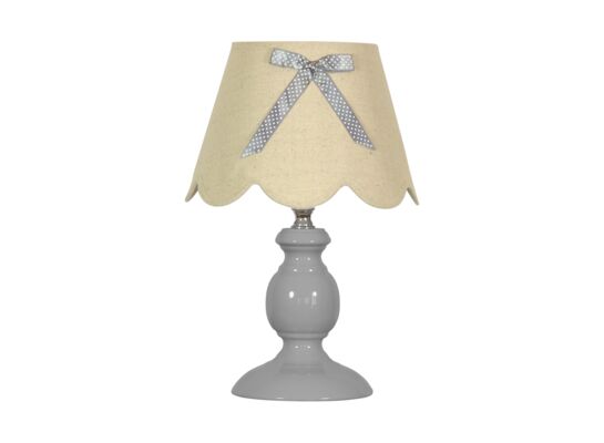 Lampka WHILMA 1x40W E14 szary