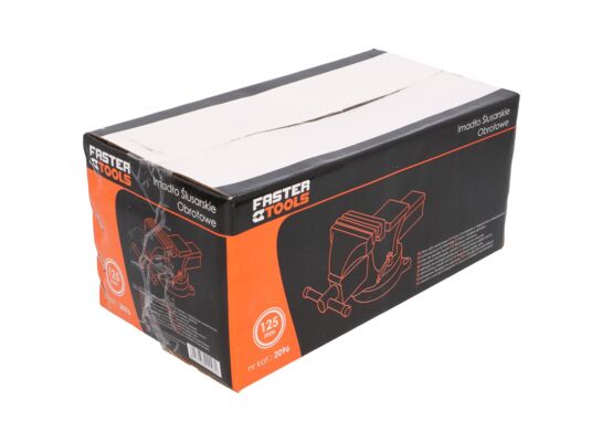 Imadło ślusarskie obrotowe 125 mm FASTER TOOLS