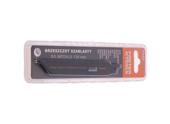 Brzeszczot szablasty do metalu 130 mm FASTER TOOLS
