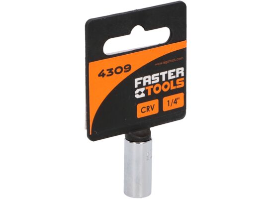 Adapter do bitów 1/4" kwadrat-sześciokąt FASTER TOOLS 