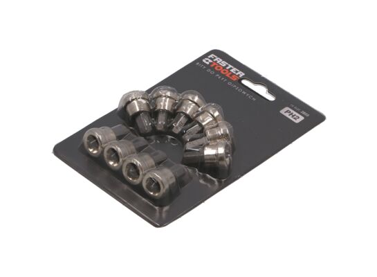 Bity PH2 do wkrętów do gipsu z ogranicznikiem 10 szt. FASTER TOOLS