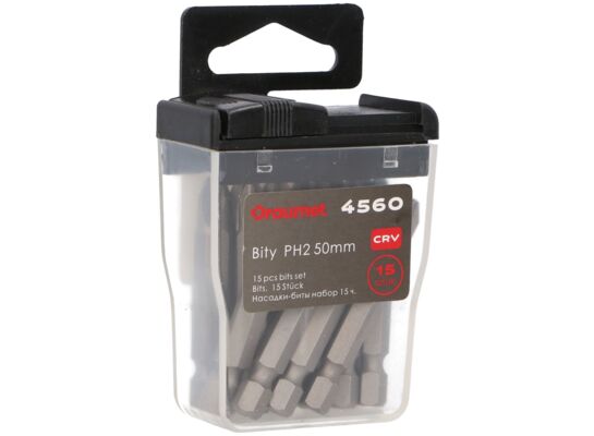 Bity PH2 50 mm - 15 szt. DRAUMET