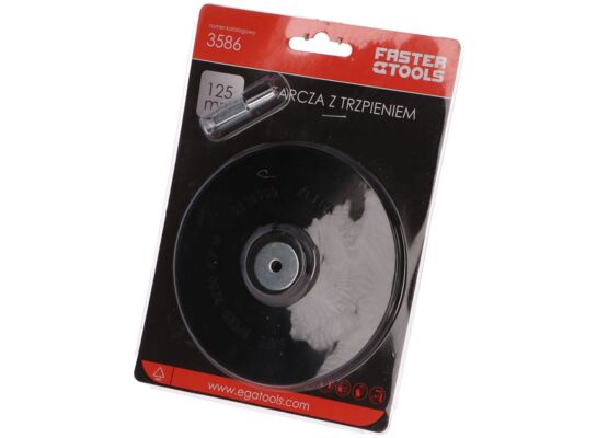 Dysk elastyczny z trzpieniem 125 mm FASTER TOOLS