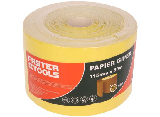 Papier ścierny 80 g 50 m FASTER TOOLS