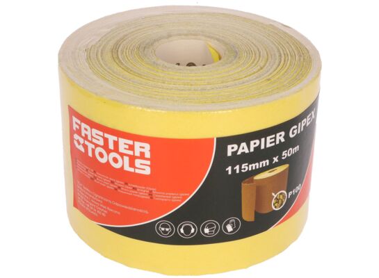 Papier ścierny 100 g 50 m FASTER TOOLS