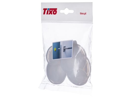 Odbojnik samoprzylepny transparentny zestaw 6 sztuk mix TIXO
