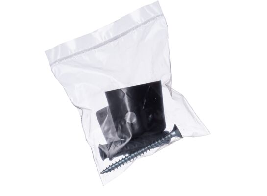 Odbojnik ścienny 8 x 3 cm czarny TIXO