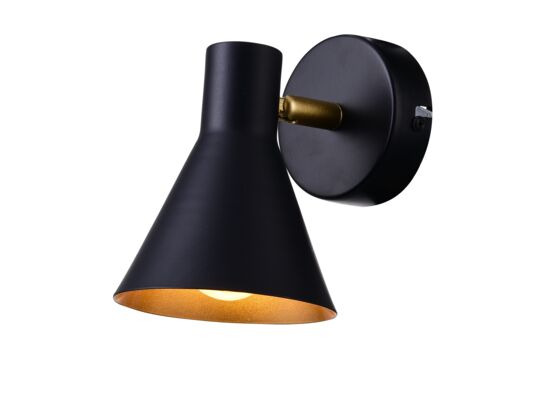 Kinkiet LESS 1x40W E14 czarny matowy CANDELLUX