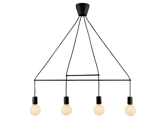Lampa wisząca ALTO 4x40W E27 czarny matowy CANDELLUX