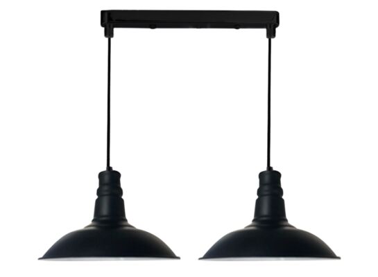 Lampa wisząca CONSUELA 2x60W E27 czarny CANDELLUX