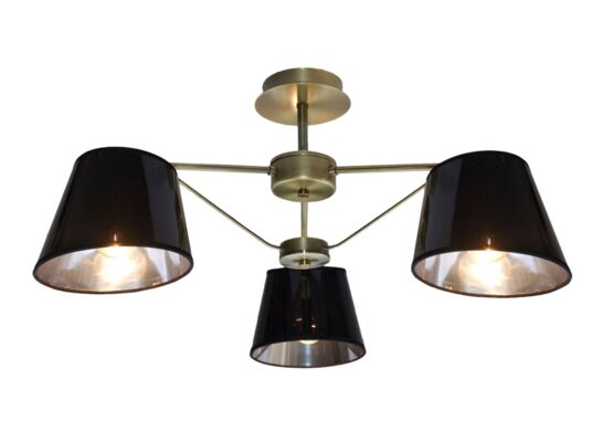 Lampa wisząca CORTEZ 3x40W E14 patyna CANDELLUX