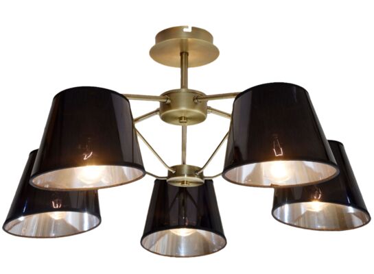 Lampa wisząca CORTEZ 5x40W E14 patyna CANDELLUX