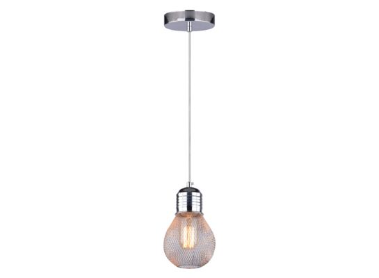 Lampa wisząca GLIVA 1x60W E27 chrom bez żarówek CANDELLUX