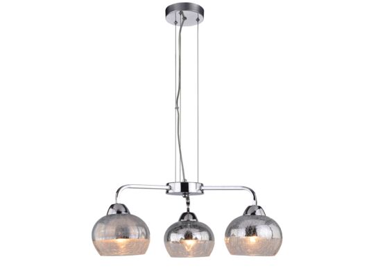 Lampa wisząca CROMINA 3x60W E27 chrom CANDELLUX