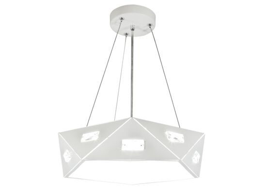 Lampa wisząca pięciokątny NEMEZIS 42 3x40W G9 z żarówką biały CANDELLUX