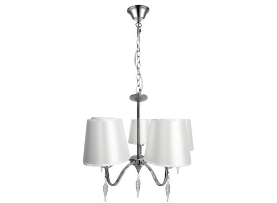 Lampa wisząca ANSA 5x60W E27 chrom CANDELLUX