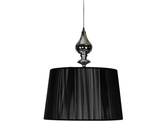 Lampa wisząca GILLENIA 1x60W E27 czarny CANDELLUX