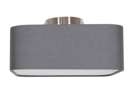 Lampa wisząca HUNTS 32x32 2x40W E27 szary CANDELLUX