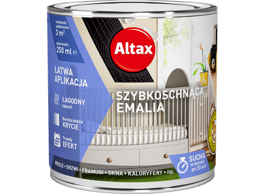 Emalia szybkoschnąca 250 ml pinia połysk Altax