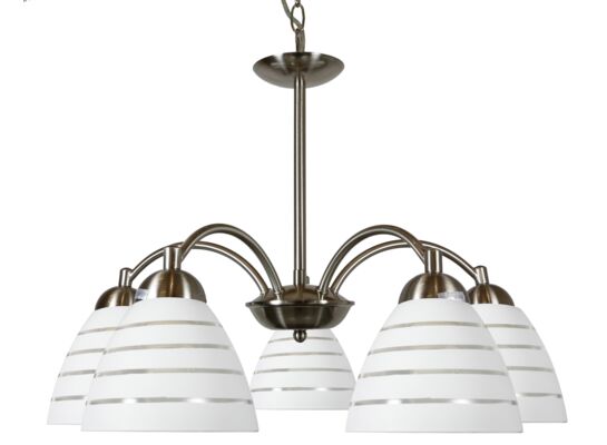 Lampa wisząca ULI 5x60W E27 satyna CANDELLUX