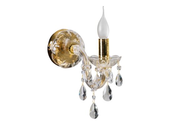 Kinkiet MARIA TERESA 1x40W E14 złoty CANDELLUX