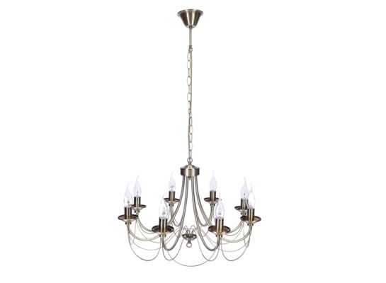 Lampa wisząca MUZA 8x40W E14 patyna CANDELLUX