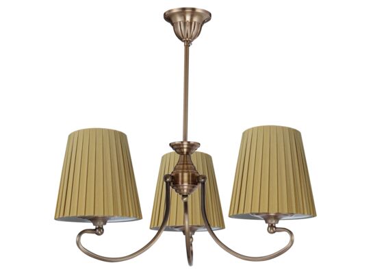 Lampa wisząca MOZART 3x60W E27 patyna miedź miodowy CANDELLUX