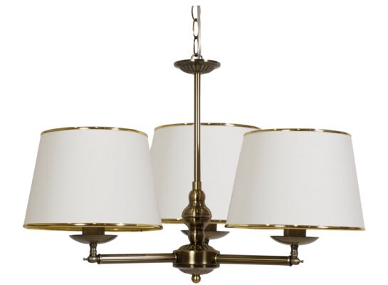 Lampa wisząca GRAND 3x40W E14 patyna CANDELLUX