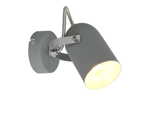 Kinkiet GRAY 1x40W E14 szary CANDELLUX