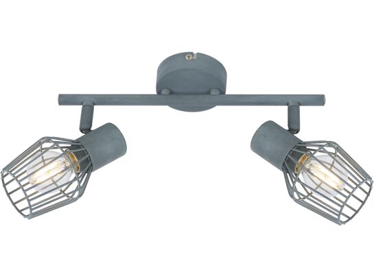 Listwa VIKING 2x40W E14 szary CANDELLUX