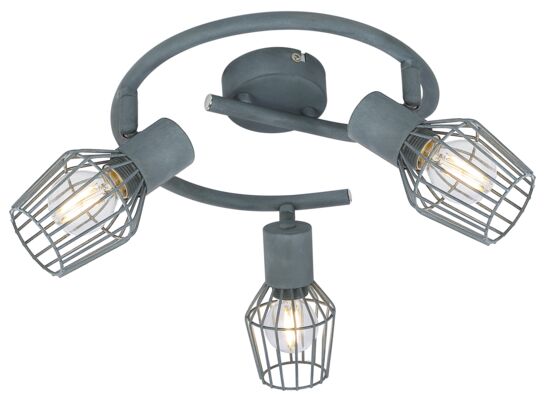 Spirala VIKING 3x40W E14 szary CANDELLUX