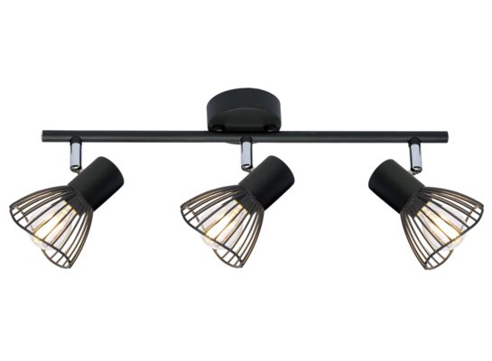 Listwa FLY 3x40W E14 czarny CANDELLUX