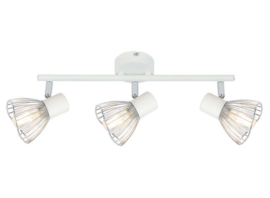 Listwa FLY 3x40W E14 biały/chrom CANDELLUX