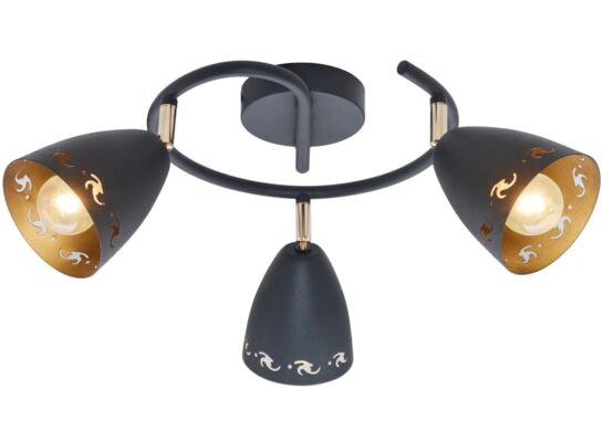 Spirala COTY 3x40W E14 czarny CANDELLUX
