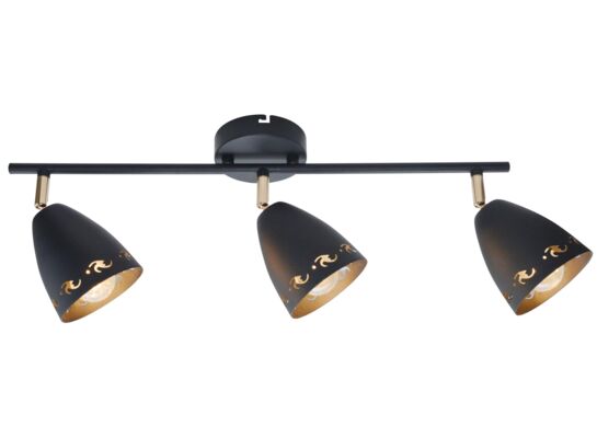 Listwa COTY 3x40W E14 czarny CANDELLUX