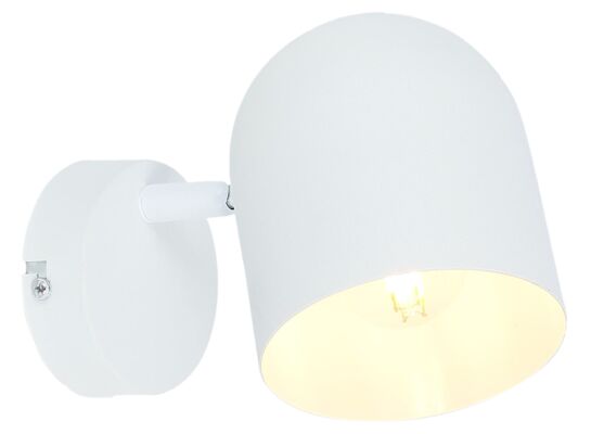 Kinkiet AZURO 1x40W E27 biały CANDELLUX