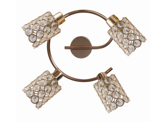 Spirala YORK 4x40W G9 mosiądz CANDELLUX